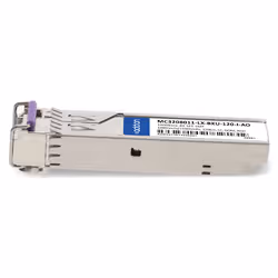AddOn Networks Mellanox MC3208011-LX-BXU-120-I Compatible TAA 1000Base-BX SFP Transceiver (SMF, 1490nmTx/1550nmRx, 120km, LC, DOM, -40 to 85C) - Additional view 2