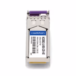AddOn Networks Mellanox MC3208011-LX-BXU-120-I Compatible TAA 1000Base-BX SFP Transceiver (SMF, 1490nmTx/1550nmRx, 120km, LC, DOM, -40 to 85C) - Additional view 4