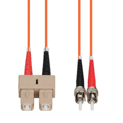 AddOn Networks ADD-ST-SC-3M6MMF-50PK-TAA InfiniBand/fibre optic cable 3 m 2x SC 2x ST MMF Orange