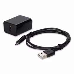 AddOn Networks Wall Plug to USB A 2.0 5V 1.8A with 1m Micro-USB B 2.0 Male to USB A 2.0 Male Black Cable - Additional view 2