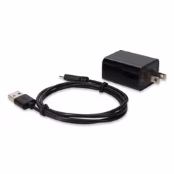 AddOn Networks Wall Plug to USB A 2.0 5V 1.8A with 1m Micro-USB B 2.0 Male to USB A 2.0 Male Black Cable - Additional view 4