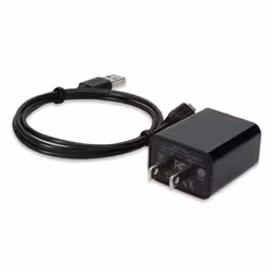 AddOn Networks Wall Plug to USB A 2.0 5V 1.8A with 1m Micro-USB B 2.0 Male to USB A 2.0 Male Black Cable - Additional view 6