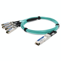 AddOn Networks AOC-QSFP-4SFP-10G-3-5M-AO InfiniBand/fibre optic cable 3.5 m QSFP+ 4x SFP+ Aqua colour