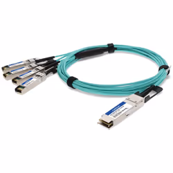 AddOn Networks AOC-QSFP-4SFP-10G-4-5M-AO, 4.5 m, QSFP+, 4xSFP+, Male/Male