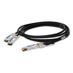 AddOn Networks Juniper Networks QDD-2X200G-2P5M Compatible TAA Compliant 200GBase-CU QSFPDD to 2x QSFP28 Direct Attach Breakout Cable (Passive Twinax, 2.5m)