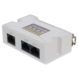 AddOn Networks Mini Poe Extender 10/100Mbs 1-Port Poe In And Splitter 2 Port Poe Extender Support DinRail/Support Ieee802.3Af/At