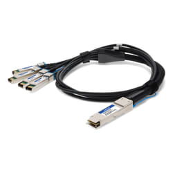 AddOn Networks ADD-Q28JUS28IN-P3M InfiniBand/fibre optic cable 3 m QSFP28 4x SFP28 DAC Black