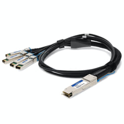 AddOn Networks 470-ABQF-AO InfiniBand/fibre optic cable 2 m QSFP28 4x SFP28 Black