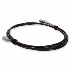 AddOn Networks ADD-6FSLCAT6A-BK networking cable Black 1.8 m Cat6a U/UTP (UTP)