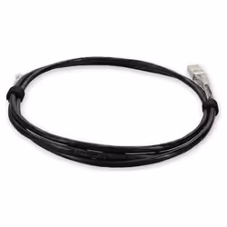 AddOn Networks ADD-6FSLCAT6A-BK networking cable Black 1.8 m Cat6a U/UTP (UTP)