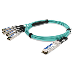 AddOn Networks CAB-Q-S-AOC-8M-AO InfiniBand/fibre optic cable QSFP+ 4x SFP+ Aqua colour