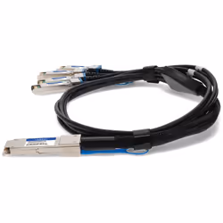 AddOn Networks ADD-Q28ARS28MX-P1-5M InfiniBand/fibre optic cable 1.5 m QSFP28 4xSFP28 Black