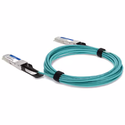 AddOn Networks ADD-QHPAQJU-AOC5M InfiniBand/fibre optic cable 5 m QSFP+ Aqua colour