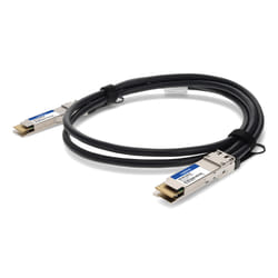 AddOn Networks QDD-400-CU3M-AO InfiniBand/fibre optic cable 3 m QSFP-DD DAC Black, Stainless steel