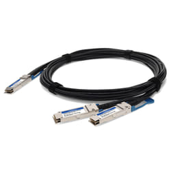 AddOn Networks QSFP28-2QSFP28-PDAC2-5M-AO InfiniBand/fibre optic cable 2.5 m 2x QSFP28 DAC Black