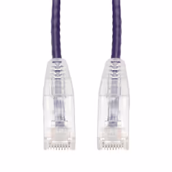 AddOn Networks ADD-75FSLCAT6A-PE, 22.86 m, Cat6a, U/UTP (UTP), RJ-45, RJ-45, Purple