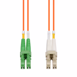 AddOn Networks 0.5 m, ALC - LC, Orange, OM2, Duplex, LSZH, Fiber Patch Cable, 0.5 m, OFNG, OM2, ALC, LC