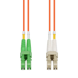 AddOn Networks 0.5 m, ALC - LC, Orange, OM2, Duplex, LSZH, Fiber Patch Cable InfiniBand/fibre optic cable OFNG