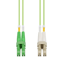 AddOn Networks 85 m, ALC - LC, Lime Green, OM5, Duplex, OFNR (Riser-Rated), Fiber Patch Cable InfiniBand/fibre optic cable
