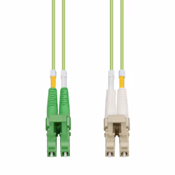 AddOn Networks 90 m, ALC - LC, Lime Green, OM5, Duplex, OFNR (Riser-Rated), Fiber Patch Cable, 90 m, OFNR, OM5, ALC, LC