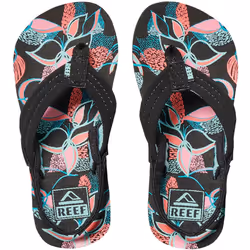 Reef Kids Girls Little AHI Summer Beach Pool Sandals Thongs Flip Flops - Floral - 2KTO3K UK, Floral