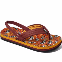 Reef Kids Boys Little AHI Summer Beach Pool Sandals Thongs Flip Flops - Red Dino - 4KTO5K UK, Red Dino