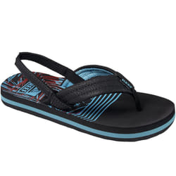 Reef Children Kids Little Ahi Summer Beach Pool Sandals Thongs Flip Flops - 6K UK, Tropical Dream