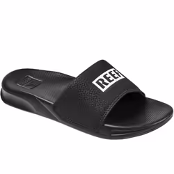 Reef Childrens Kids One Slide Summer Beach Sandals Thongs Flip Flops Sliders - 12K UK, Reef Black/White