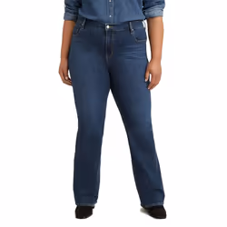 Levis Womens 725 Plus-Size High Rise Bootcut  Lapis Dark Horse (Waterless)  39 Regular