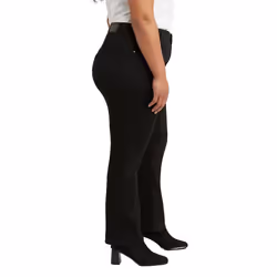 Levi's Women's 724 Plus-Size High Rise Straight  Soft Black  39 Regular