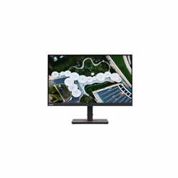 Lenovo ThinkVision S24e-20, 60.5 cm (23.8"), 1920 x 1080 pixels, Full HD, LED, 6 ms, Black