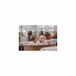 Colour Soother 2-Pack, BPA Free Dummy Pacifier, Round Nipple. Natural Rubber Latex, Made in Denmark. 0-6 Months (Pack of 2), Sand/Iron