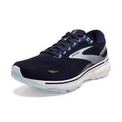 Brooks Women's Ghost 15 Neutral Running Shoe - Peacoat/Pearl/Salt Air - 5 Wide