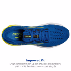 Brooks Men's Glycerin 20 Neutral Running Shoe - Blue/Nightlife/White - 12.5 Medium