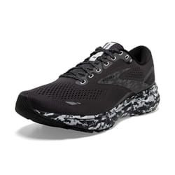 Brooks Men's Ghost 15 Neutral Running Shoe - Ebony/Black/Oyster - 9 Medium