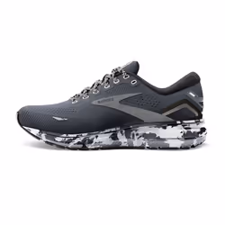 Brooks Men's Ghost 15 Neutral Running Shoe - Ebony/Black/Oyster - 9 Medium