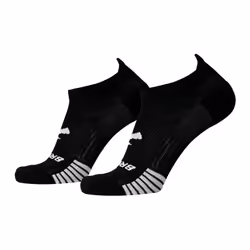 Brooks Ghost Lite No Show Socks I Performance Running Comfort Fit with Arch Support for Men & Women (2-Pack Set) - Black - M ...