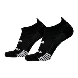 Brooks Ghost Lite No Show Socks I Performance Running  Comfort Fit with Arch Support for Men & Women (2-Pack Set) - Black - Medium