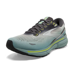 Brooks Men's Ghost 15 Neutral Running Shoe - Grey/Oyster/Cloud Blue - 8 Medium