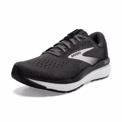 Brooks Mens Ghost 16 Neutral Running Shoe - Black/Grey/White - 7 Medium