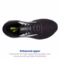 Brooks Mens Ghost 16 Neutral Running Shoe - Black/Ebony/Blue - 13 Medium