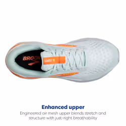 Brooks Womens Ghost 16 Neutral Running Shoe - Skylight/Coconut/Sunset - 11.5 Medium