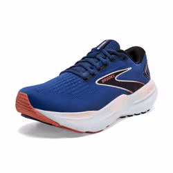 Brooks Womens Glycerin 21 Neutral Running Shoe - Blue/ICY Pink/Rose -