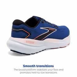 Brooks Womens Glycerin 21 Neutral Running Shoe - Blue/ICY Pink/Rose -