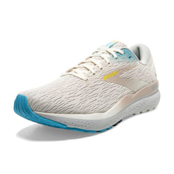Brooks Mens Ghost 16 Neutral Running Shoe - Coconut/Blue/Yellow - 7.5 Medium