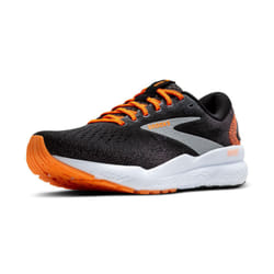 Brooks Mens Ghost 16 Neutral Running Shoe - Black/Orange/White - 12.5 Medium