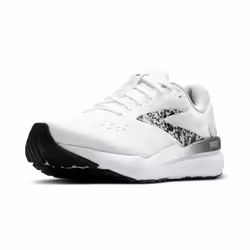 Brooks Womens Ghost 16 Neutral Running Shoe - White/Oyster/Lava - 11.5 Medium