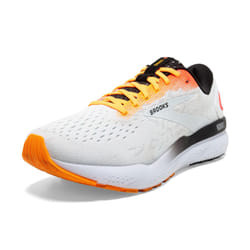 Brooks Mens Ghost 16 Neutral Running Shoe - White/Illusion/Coral - 11.5 Medium