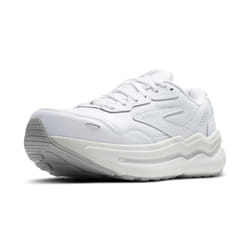 Brooks Womens Ghost Max 2 Neutral Running & Walking Shoe - White/White - Leather - 8.5 Medium