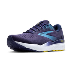 Brooks Mens Ghost 16 Neutral Running Shoe - Blue/Bonnie Blue/Yellow - 12 Medium